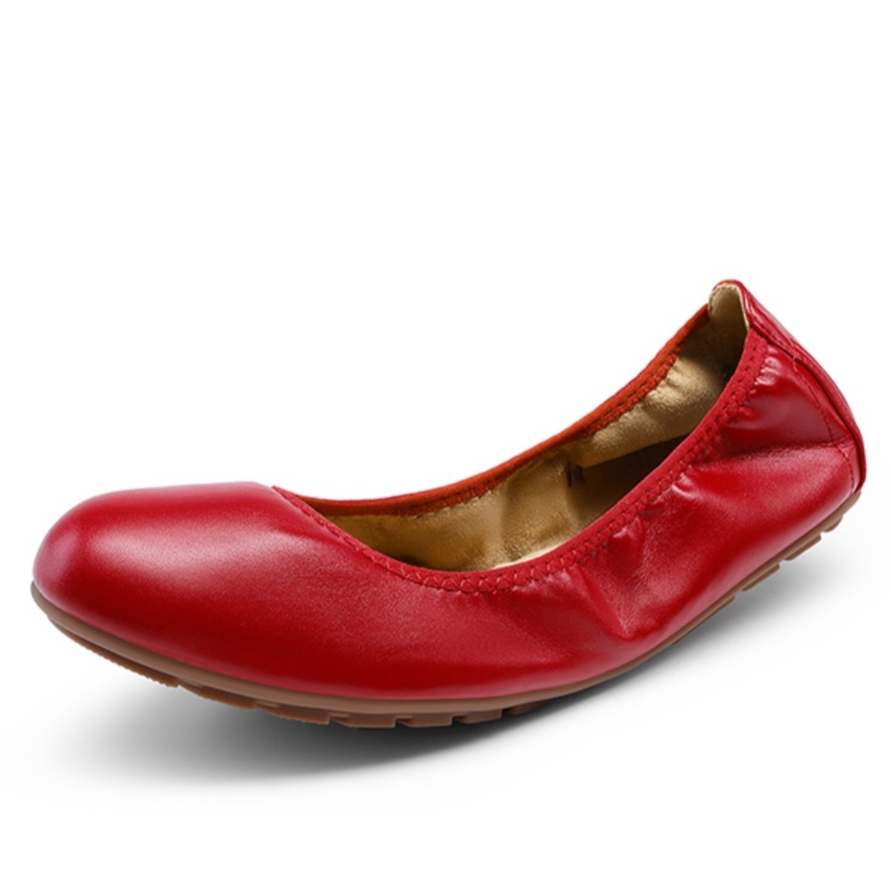 DREAM PAIRS
Women's Foldable Ballerina Flats Red Size 10